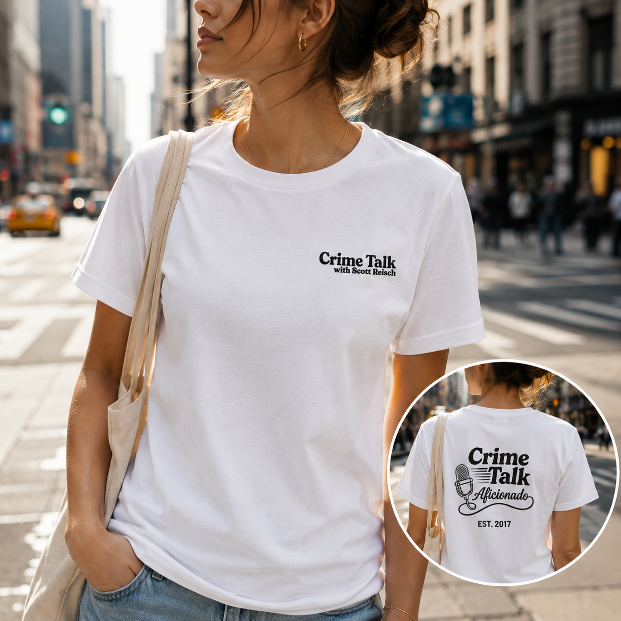 Crime Talk Aficionado Tee
