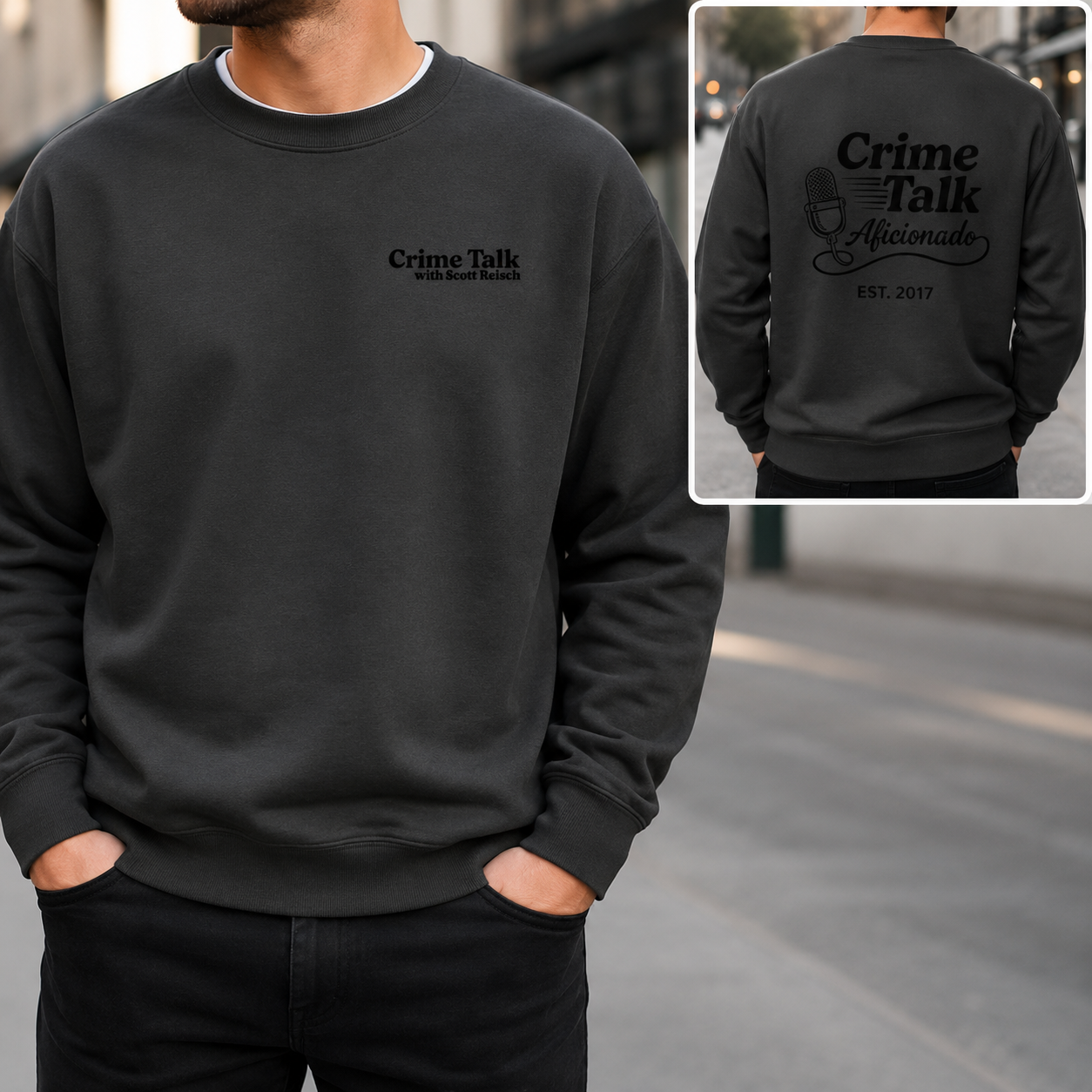 Crime Talk Aficionado Crewneck