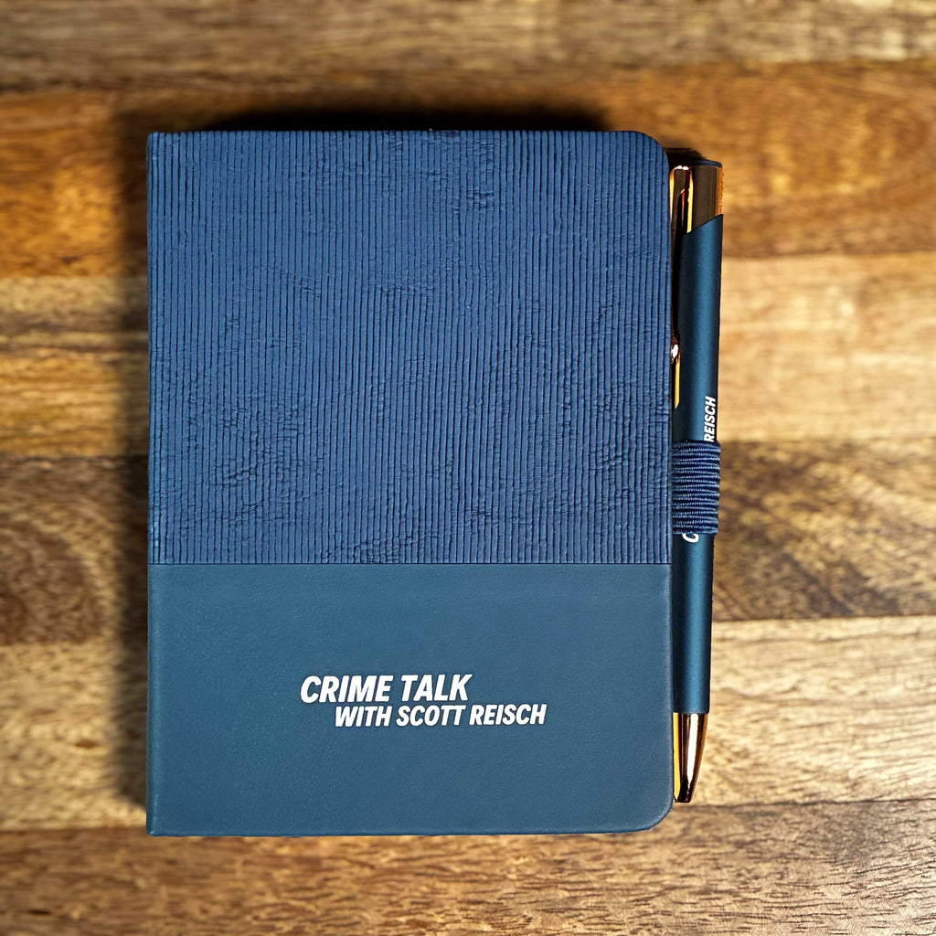 Crime Talk Pocket Notebook with Pen