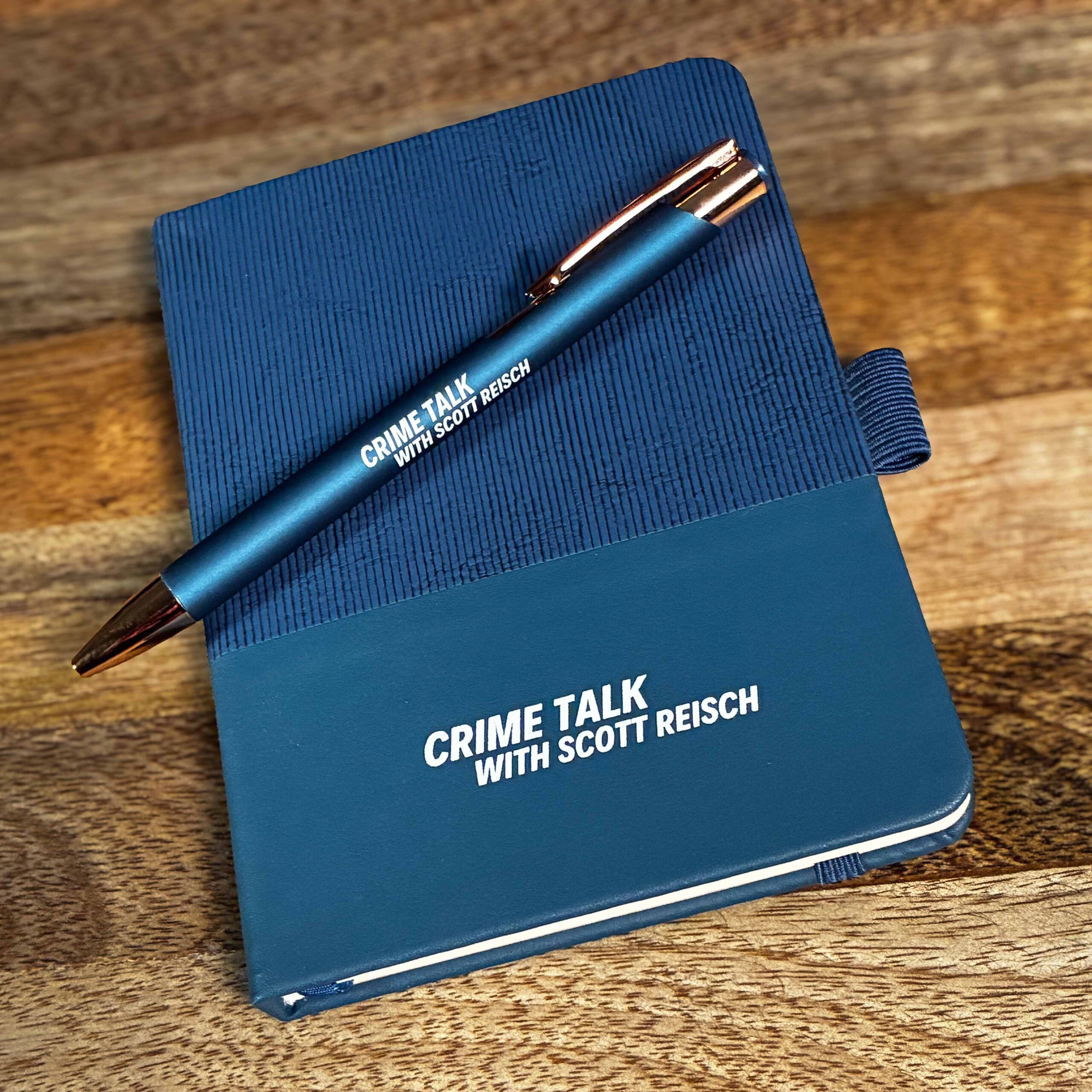 Crime Talk Pocket Notebook with Pen
