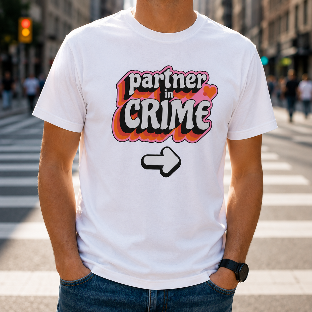 Partner in Crime Tee — Right Arrow