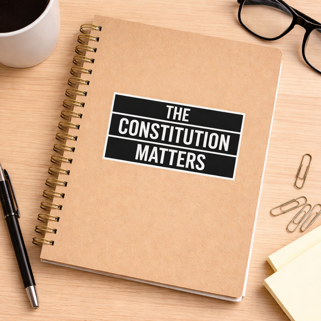 “The Constitution Matters” Vinyl Sticker