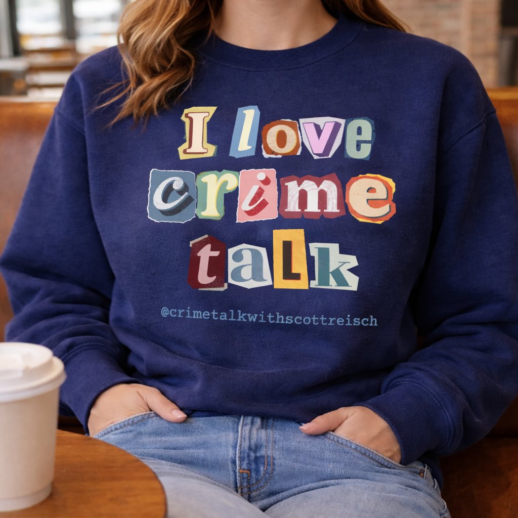 “I Love Crime Talk” Ransom Note Sweatshirt