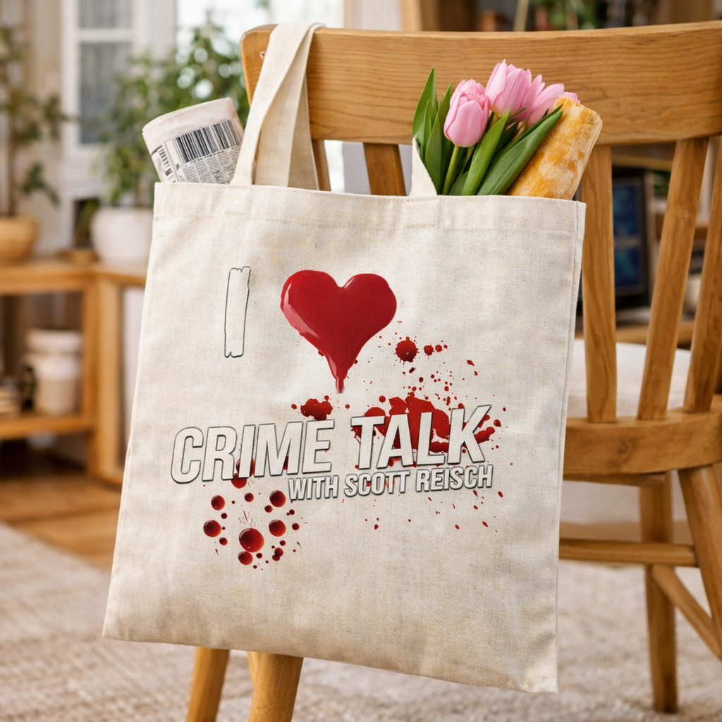 I ♥ Crime Talk” Tote Bag