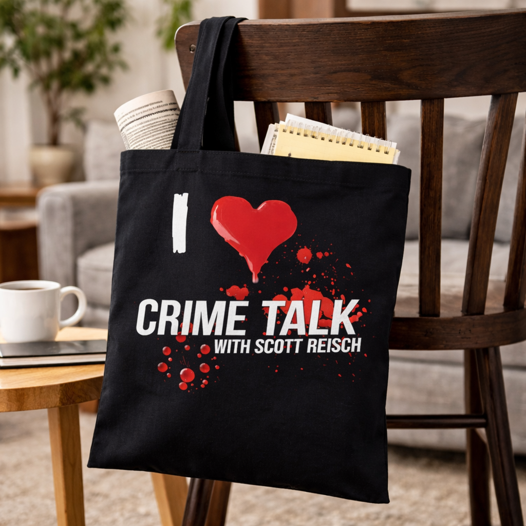 I ♥ Crime Talk” Tote Bag